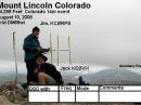 This is the special QSL card for their 14er contacts.